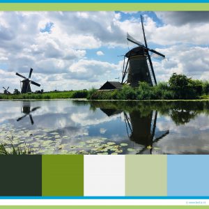 kleurpalet groen-blauw